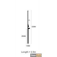 2cm Flexible Skirting Board for Curved Walls in the UAE